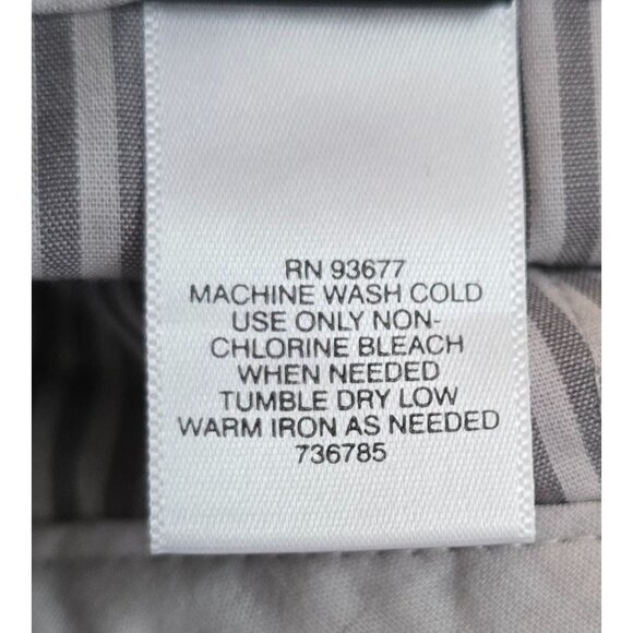 Claiborne Mens Sand Flat Front Pants 36x32 Linen/Cotton Blend golf garden party - Picture 7 of 8